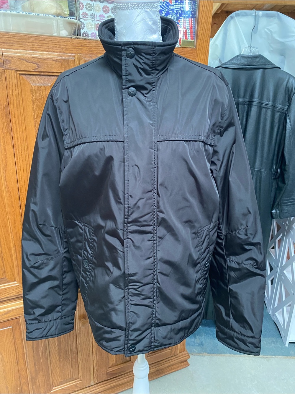 Dockers Men's Small Performance Barracuda Banded Bottom Jacket